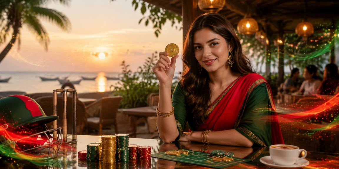কক্সবাজারে লাল ও সবুজ থিমে ক্রিকেট বেটিং প্রোমোশনের সামুদ্রিক পরিবেশ