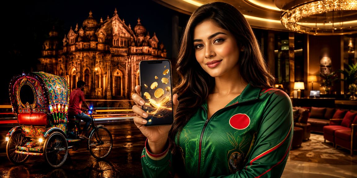 ঢাকায় রিকশার পটভূমিতে ক্রিকেট বেটিং প্রোমোশনের দৃশ্য