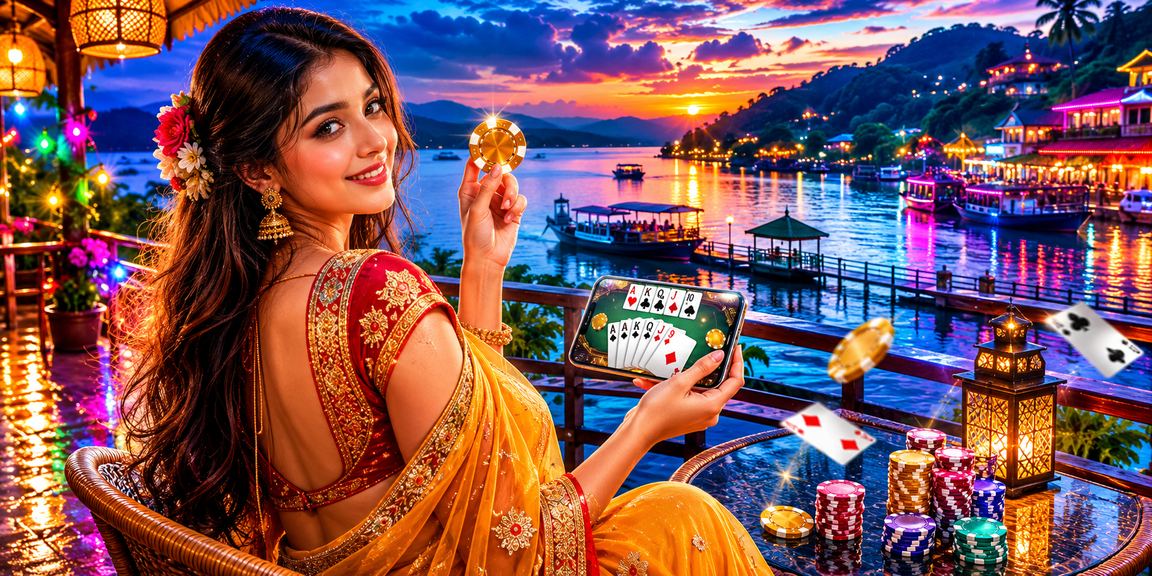 রাঙামাটির বিচে রামি গেমে উচ্চ স্টেক বেটিংয়ের দৃশ্য